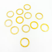 Gold Plated Sterling Silver Ring Connectors